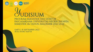 Yudisium Program Magister dan Doktor 116 || Aula Bung Hatta