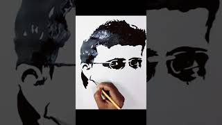 Sourav Ganguly birthday special drawing # Shorts  # Viral  # Dada