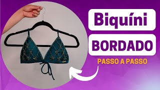 Biquíni bordado passo a passo