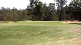 Dave's great 40m+ chip shot.  Yarrawonga