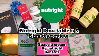 Nutright Detox tablets & slim Tea review||honest detail review@Nutright