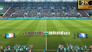 France vs Bosnia and Herzegovina - World Cup 2022 Qualifiers | PES 2021 Realism Mod