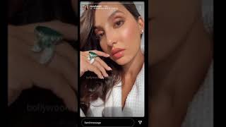 nora fatehi instagram story video