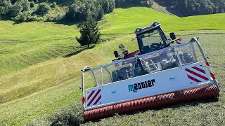 Mettler Maschinen AG über den Bandschwader BS300 – vielseitig, schnell, sauber und leicht