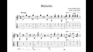 Michelle - for solo guitar