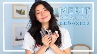 Merit Beauty Unboxing, First Impression & Review// JOANNA