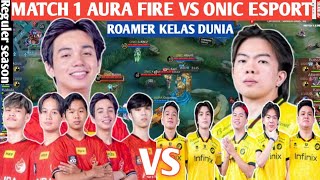 [ FULL MATCH ] AURA FIRE VS ONIC ESPORT MATCH 1 | MPL ID S13 - WEEK 3 DAY 1 #weownthis #mplid