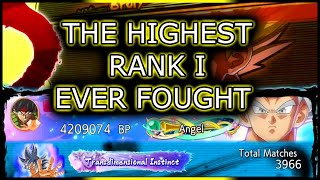 Fighting a Angel rank player  dbfz ranked online sets