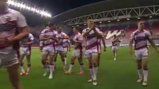 hat-trick as Wigan v Salford highlights - DW Stadium.