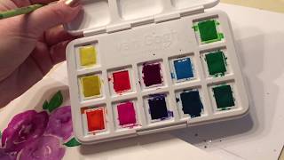 Aquarell - Watercolor - van Gogh Pocket Box vibrant Colors - Teil 2