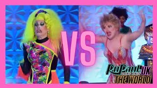 Baga Chipz vs  Blu Hydrangea | RuPaul's Drag Race UK VS The World Episode 4- Reaction Video