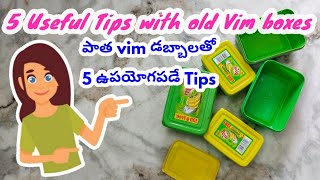 Vim Box Crafts | Diy | Zero Budget | Plastic Box Tips