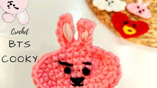 Wow, Easy Crochet Cooky BTS hair clip