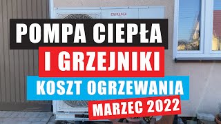 Pompa ciepła małe zmiany i podsumowanie marca 2022