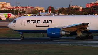 Star Air Boeing 767-200F depature Lisbon Airport