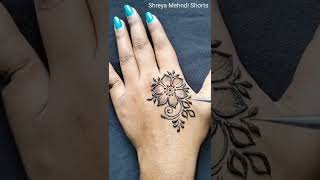 Amazing 😍 Flower 🌺 Mehndi Design||Back Hand Mehndi Design #shorts #mehndi