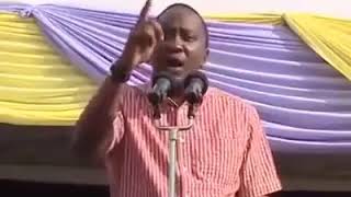 President kenyatta Addressing In Thok Naath (Nuer)