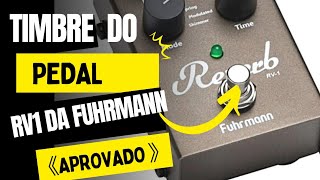 Timbre do pedal RV1 fuhrmann,reverb modulado #guitarra #pedaisdeguitarra  #guitarcam