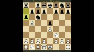 Ruy lopez: Endgame #chess #endgame #ruylopez #chessendgame #kingsacrifice #kingsacrificechess