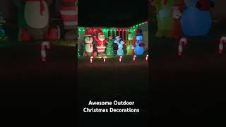 Awesome Outdoor Christmas Decorations