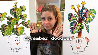 November Doodles + Ramble