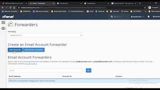 Introduction to Email Forwarders in cPanel