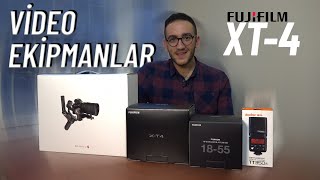 20 BİN TL YENİ EKİPMANLAR | Fujifilm XT-4 | Zhiuyn Weebill S Gimball