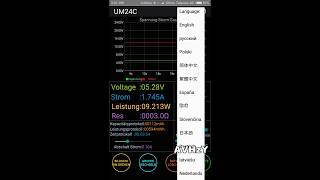 AVHzY UM24C USB Meter. Way of Bluetooth Connection to Cell Phone and Use on App.