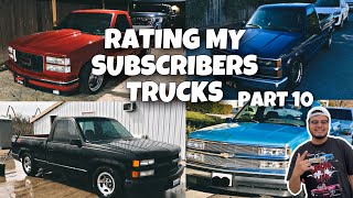 RATING MY SUBSCRIBERS TRUCKS PART 10 #obschevy #ratingmysubstrucks