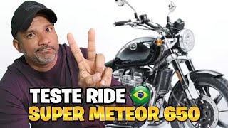 "Exclusivo! Conduzindo a Super Meteor 650: O Teste Ride que vai te surpreender!"