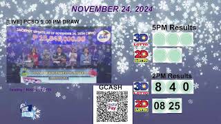 [LIVE] PCSO 5:00 PM DRAW - NOVEMBER 24, 2024 LOTTO RESULTS