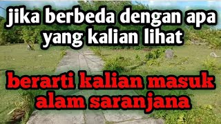 inilah bentuk asli wilayah gunung saranjana // alam gaib saranjana