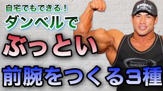 ダンベルさえあればできる！前腕を鍛える３種目【山岸秀匡/ビッグヒデ/切り抜き】