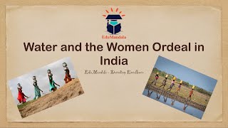 Water and the Women Ordeal in India | EduMandala