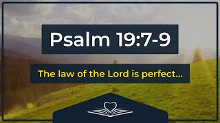 Psalm 19:7-9 (Audio Bible - NRSV)