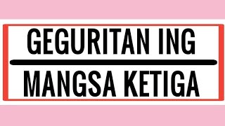 geguritan "Mangsa Ketiga"