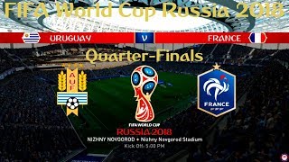 Uruguay vs France - Quarter-Finals | FIFA World Cup Russia 2018 | #URUFRA