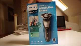 Mario testet: Philips S5420/06 AquaTouch, Series 5000 Nass und Trockenrasierer, unboxing, Review