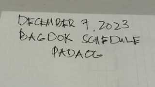 Bagdok sa Special Swertres Padaog December 7,2023 part 2