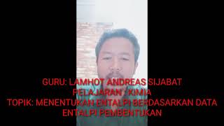 Entalpi pembentukan