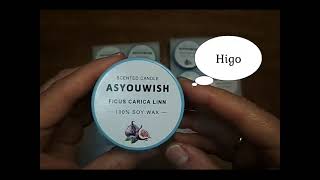 ASYOUWISH Vela Perfumada, Presentación y calidad, aunque aromas poco intensos