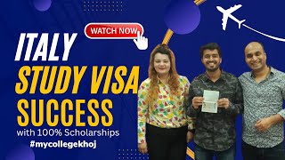 Ajay Parulkar | Italy, Sep 2021 | My College Khoj-SUCCESS