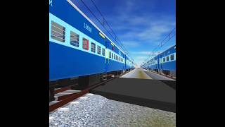 Railway single Double ICF train indian train Crossing3d game