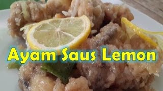 Resep Masak Ayam Saus Lemon