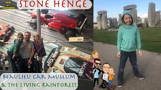 Taking a six year old to Stonehenge for the first time ! - Also The National Car Museum at Beaulieu