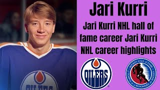 Jari Kurri NHL hall of fame career | Jari Kurri NHL career highlights