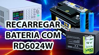 Como carregar bateria de carro ou qualquer outra bateria com RD6024W - TOP DEMAIS