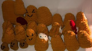 Take a look at this chicken nugget army, so yummy 🤤😋 #shorts #crochet #nugget #diy #handmade #yarn