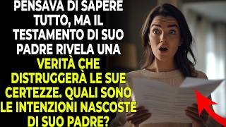 Alla lettura del testamento, la figlia vede il marito con l'amante… E la verità del padre…