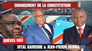 🔥 RDC : Vital Kamerhe & Jean-Pierre Bemba Réagissent au Changement de la Constitution ! 🇨🇩 Débat  🚨